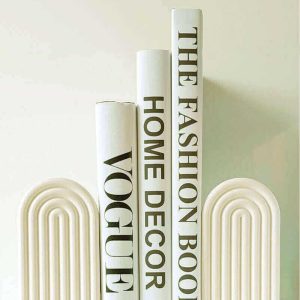 jesmonite book holder arch